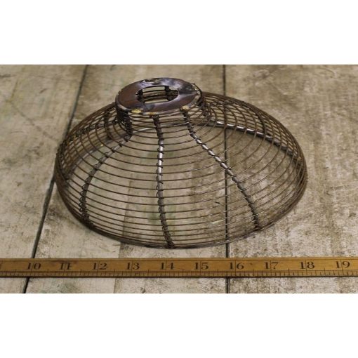 PENDANT SHADE BELL CAGE ANT IRON 200MM DIA