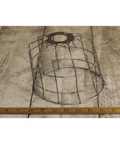 PENDANT SHADE CONICAL CAGE ANT IRON 170 DIA X 220MM H