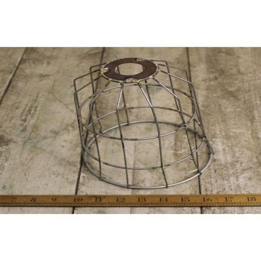 PENDANT SHADE CONICAL CAGE ANT IRON 170 DIA X 220MM H