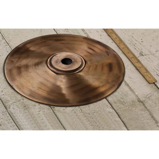 PENDANT SHADE COOLIE SHALLOW ANT COPPER 330MM