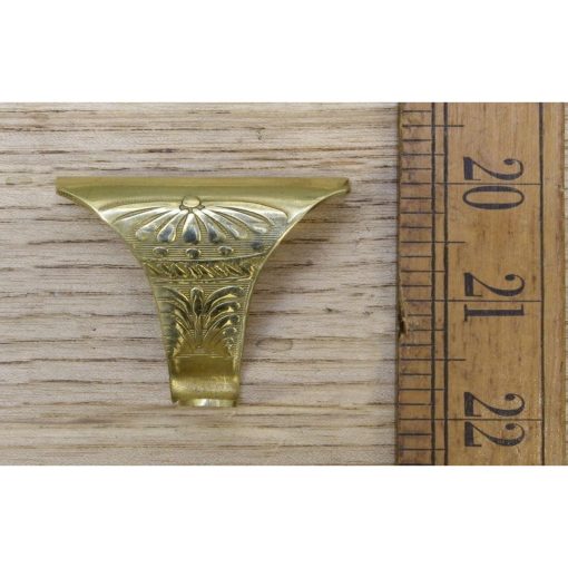 PICTURE RAIL HOOK POLISHED BRASS PRESSED 1.5 / 40MM