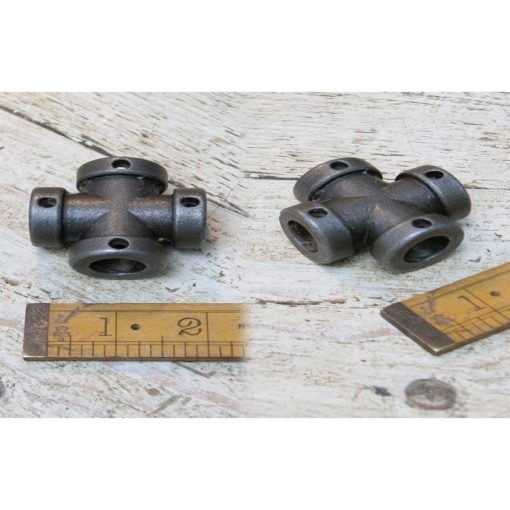 PIPE 15MM COMPONENT CROSS CONNECTOR CAST ANT IRON