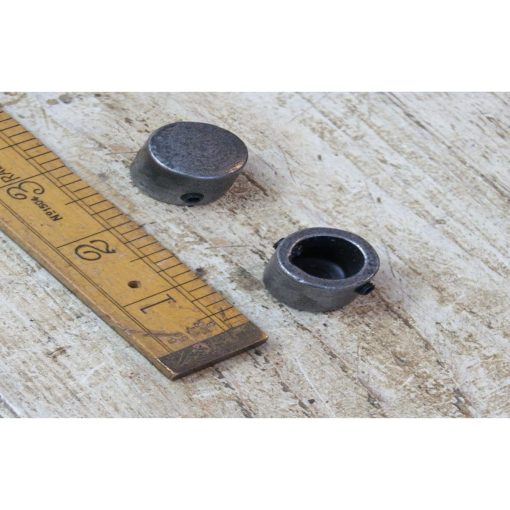 PIPE 15MM COMPONENT END CAP CAST ANTIQUE IRON