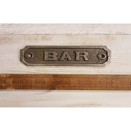 PLAQUE BAR ANT IRON