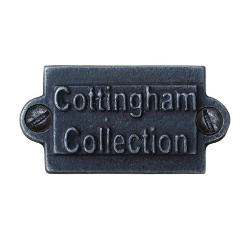 PLAQUE COTTINGHAM COLLECTION ANTIQUE IRON FINISH