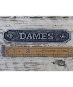 PLAQUE DAMES ANT IRON – 115MM X 35MM