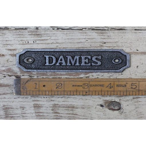 PLAQUE DAMES ANT IRON – 115MM X 35MM