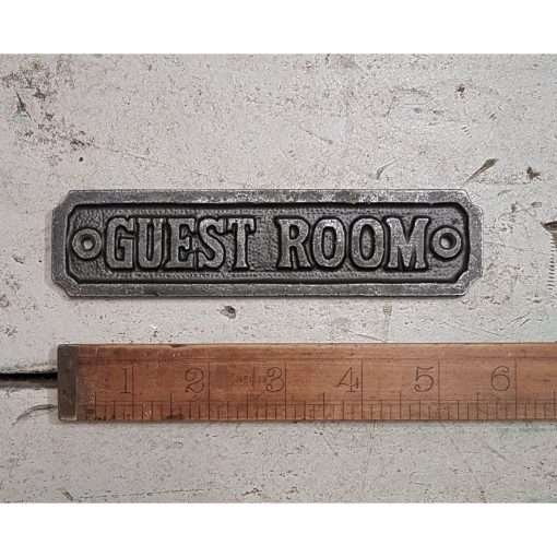 PLAQUE GUEST ROOM ANT IRON