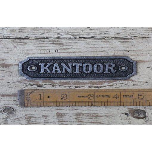 PLAQUE KANTOOR ANT IRON – 115MM X 35MM