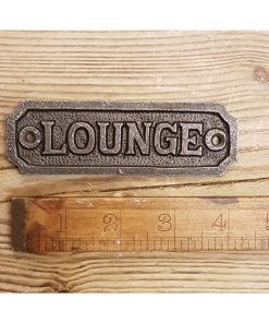 PLAQUE LOUNGE ANT IRON – 107MM X 35MM