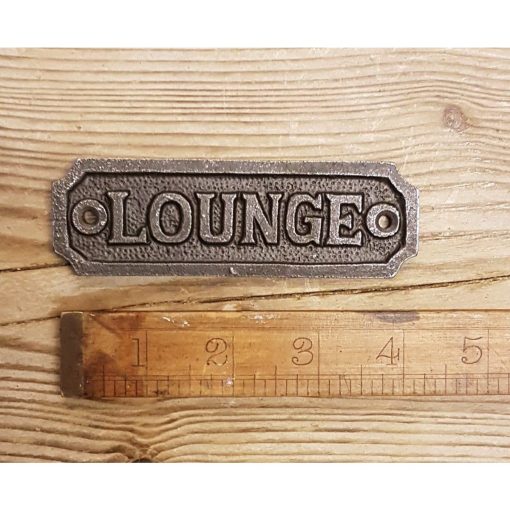 PLAQUE LOUNGE ANT IRON – 107MM X 35MM