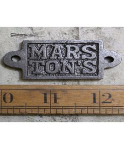 PLAQUE MARSTONS – FITS CAP CATCHER CAST ANT IRON