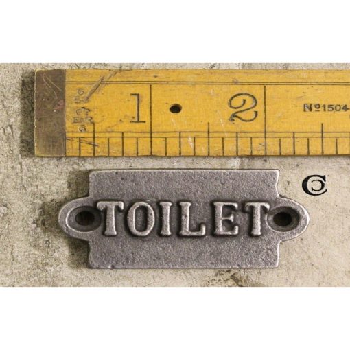 PLAQUE TOILET ANT IRON 30 X 40MM (EAST OF INDIA)