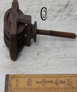 PULLEY DOUBLE WHEEL FOR AIRER 1883 SCREW IN TYPE ANT IRON