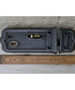 RIM LATCH WITH SLIDE BOLT CAST IRON SMALL 125MM (16517/6)
