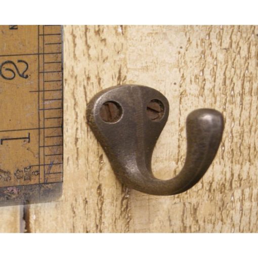 ROBE HOOK SINGLE CAST ANT IRON 35MM / 1 3/8 (1517)