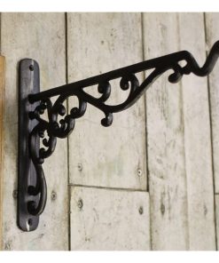 SHELF BRACKET WITH HOOK ELVERLY ANT IRON 280MM FOR PULLEY