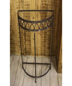 SIDE CONSOLE TABLE DELFOS WROUGHT IRON HALF ROUND 28/ 710MM