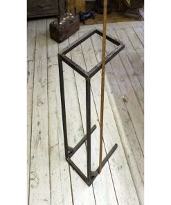 SOFA DRINKS TABLE ANTIQUE IRON 600MM HIGH