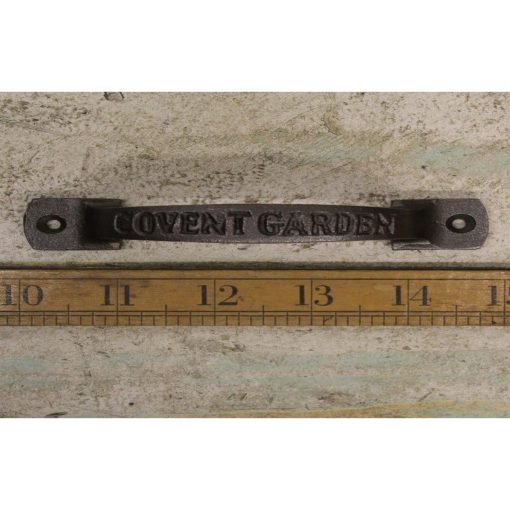 SQUARE D HANDLE COVENT GARDEN CAST ANT IRON 120MM