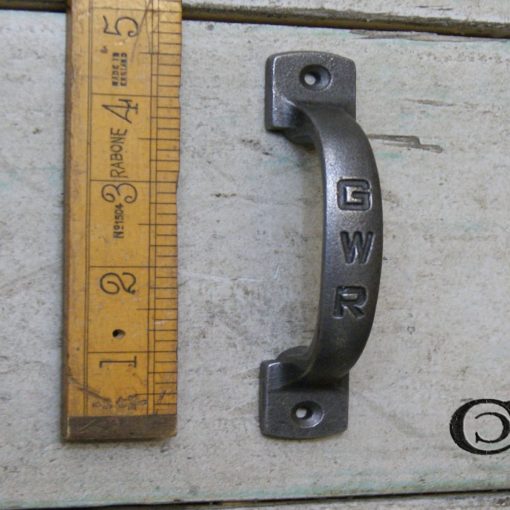 SQUARE D HANDLE VERTICAL GWR CAST ANT IRON 120MM