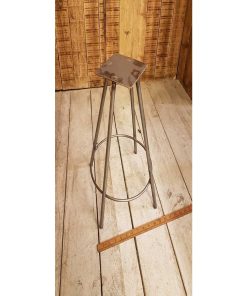 STOOL KITCHEN CIRCULAR FOOT REST 15MM ROD ANT IRON 400MM