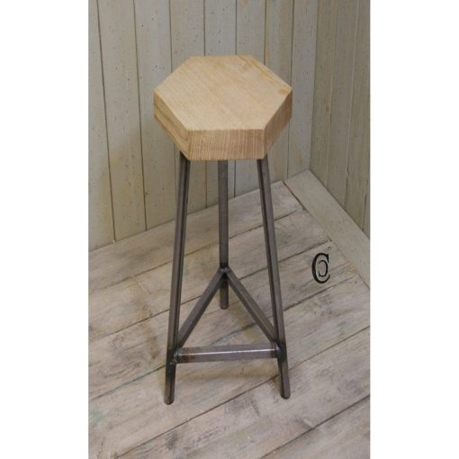 STOOL TABLE TRIANGLE DESIGN MILD STEEL HEIGHT 450MM