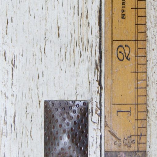 STUD / NAIL SQUARE WITH DOTS ANTIQUE IRON 25MM