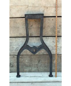 TABLE END FRAME COVENT GARDEN CAST ANTIQUE IRON 710MM