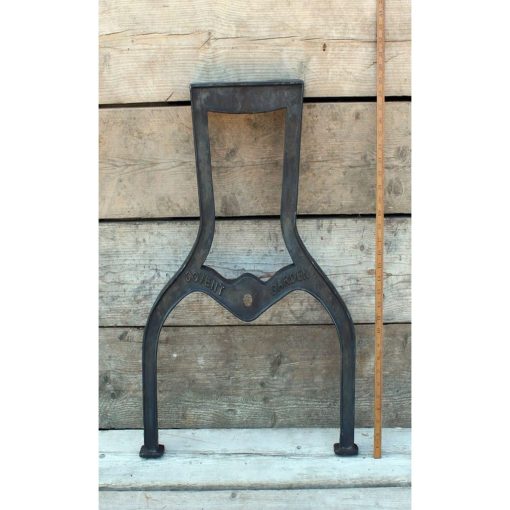 TABLE END FRAME COVENT GARDEN CAST ANTIQUE IRON 710MM