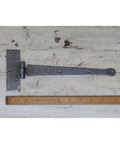 TEE HINGE LIGHT DUTY PENNY END HAND FORGED 10 ANTIQUE IRON