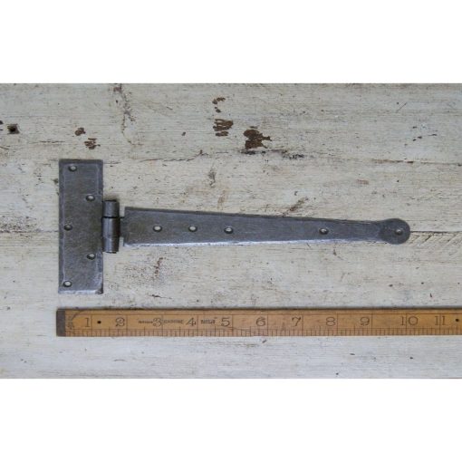 TEE HINGE LIGHT DUTY PENNY END HAND FORGED 10 ANTIQUE IRON