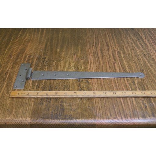 TEE HINGE LIGHT DUTY PENNY END HAND FORGED 14 ANTIQUE IRON
