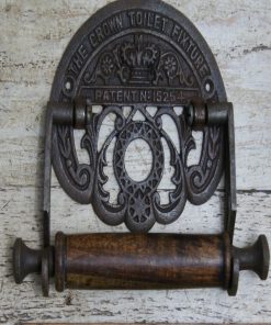 TOILET ROLL HOLDER CROWN FIXTURE ANT IRON & WOODTBD