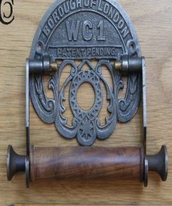 TOILET ROLL HOLDER LONDON WC1 ANTIQUE IRON & DNU