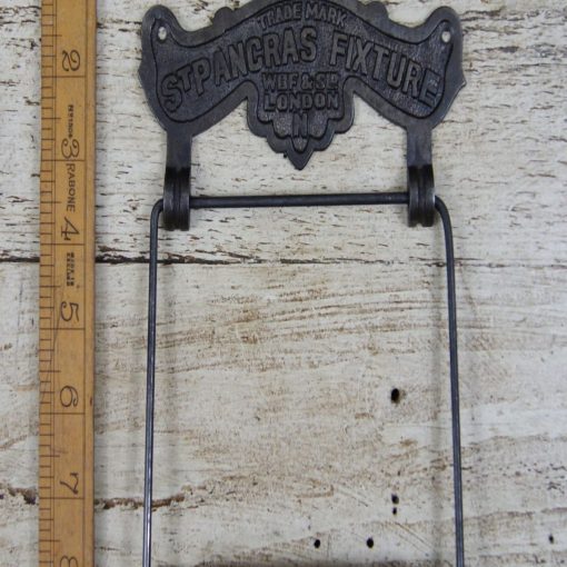 TOILET ROLL HOLDER ST PANCRAS FIXTURE WIRE & ANTIQUE IRON