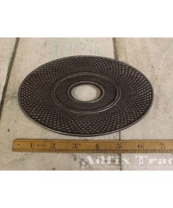 TRIVET CIRCULAR WITH CENTRE HOLE FISH SCALES CAST IRON 170MM