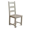 Amish Solid Seat Painted dining chair