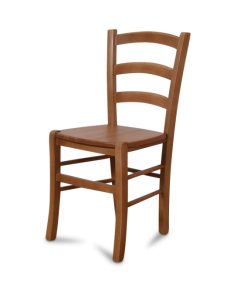 Liege Solid Seat Geo Stain dining chair