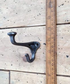 Hall Stand Hat & Coat Hook EVELYN Cast Antique Iron 100mm