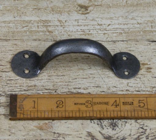 Pull Handle Round End Hand Forged 2 Hole Ant Iron 5 /130mm