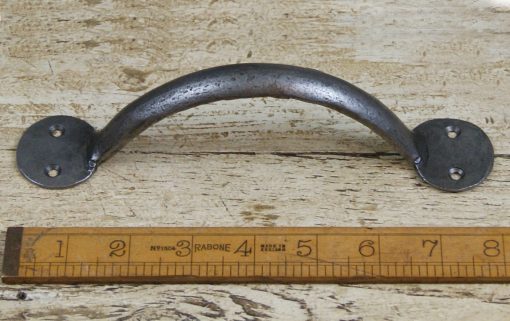 Pull Handle Round End Hand Forged 2 Hole Ant Iron 8 / 200mm