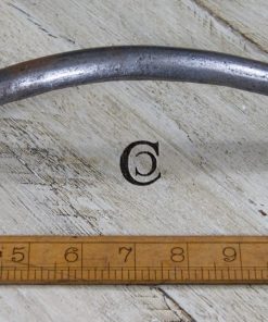 Pull Handle Round End HandForged 2 Hole Ant Iron 14 / 350mm