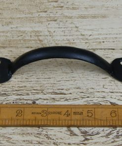 Pull Handle Round End H/Forged 2 Hole B/Wax 7 / 180mm