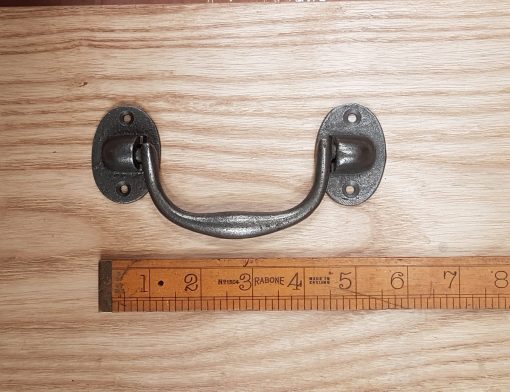 Lifting Handle Oval Mtng Plate 2 Screw Hole (Deep) Cast Ant
