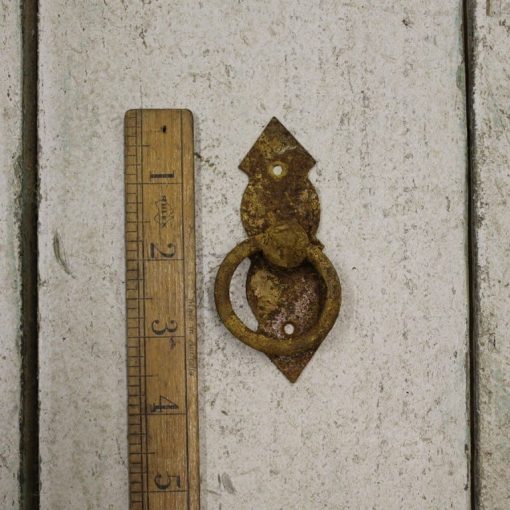 Ring & Decorative Plate Handle Vertical Rust TBD