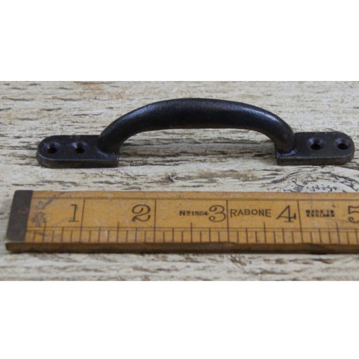 Sash Handle 4 Hole Cast Antique Iron 120mm / 5