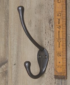 Hat & Coat Hook Victorian / Retro Cast Ant Iron 138mm