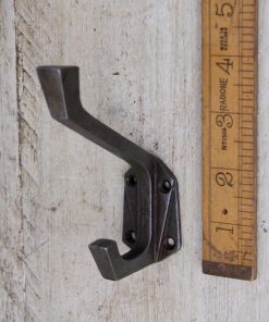 Hat and Coat Hook Art Deco style Antique Iron 4 / 100mm