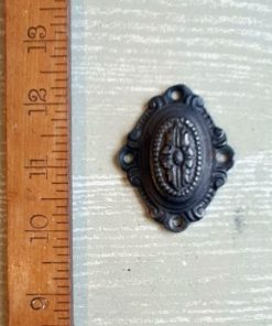 Escutcheon EDWARD With Cover Ant Iron 70mm High
